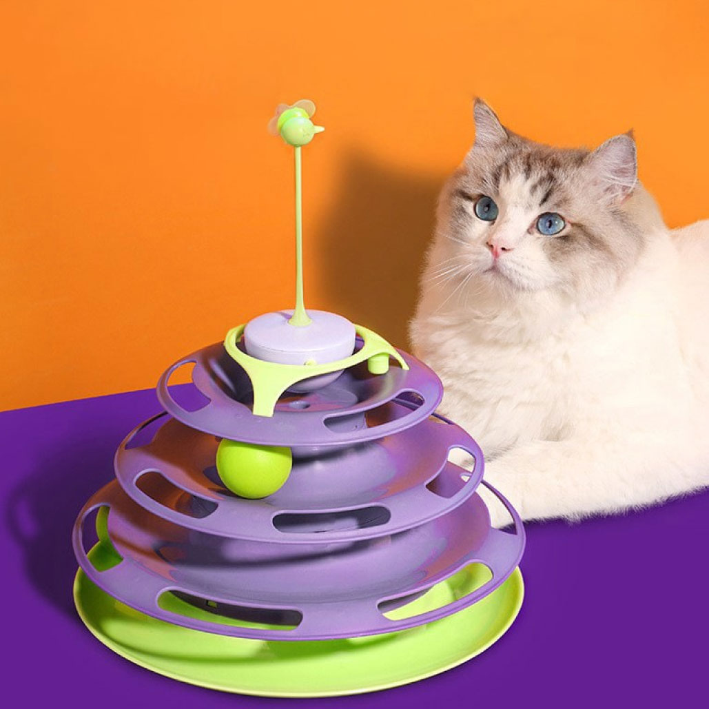 Softzoo Turntable Cat Rolling Toy