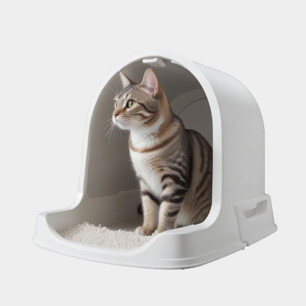 Enclosed Cat Litter Box